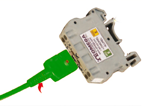 DRTB mit RECK1-10 Kabel und HH506RA Datenlogger/Thermometer