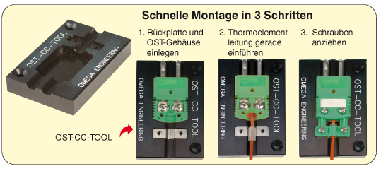 Schnelle Montage mit dem Werkzeug OST-CC-TOOL