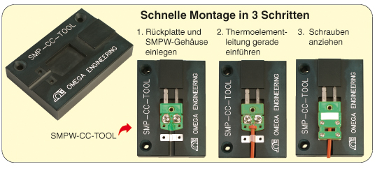 Schnelle Montage mit dem Werkzeug SMPW-CC-TOOL