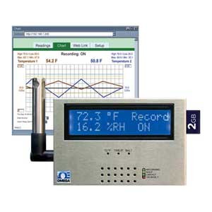 Raummonitor für Temperatur und Feuchte und Taupunkt | iSD-TH