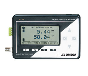 pH and Temperature Data Logger with LCD Display | OM-CP-PHTEMP2000
