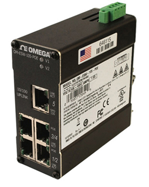 Unmanaged Industrial Ethernet Switch | OM-ESW-105-POE