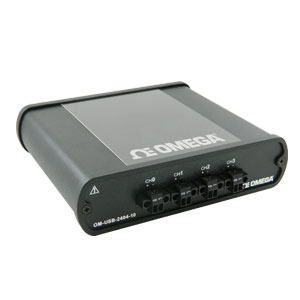 4-Kanal-USB-Messsystem mit galvanisch getrennten Spannungseingängen | OM-USB-2404