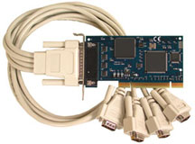 Low Profile PCI 4-Port RS-232 Board | OMG-COMM4-LPCI and OMG-COMM4-PCI