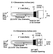 Rugged Process Water Immersion Heater  | MTS-3 Series