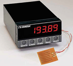 Dünnschicht-Wärmeflusssensoren HFS-4 mit digitaler Prozessanzeige