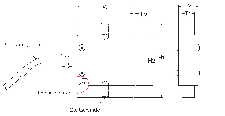 Abmessungen LCCE-Serie