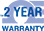 2 year warranty