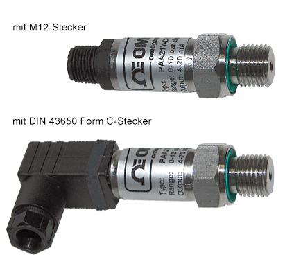 PAA21Y, PR21Y Kompakter Drucktransmitter in DSP-Technik für Absolut- und Relativdruck | PAA21Y, PR21Y