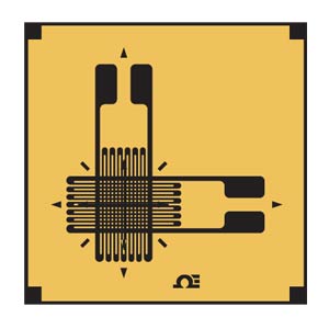 SGD-XY11 Zweiachsige DMS zur Messung axialer Dehnung, 0/90°-Anordnung | SGD-XY11