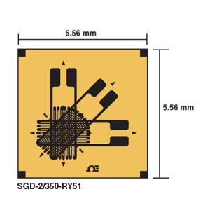 SGD-RY51 - DMS-Rosetten mit 3 Elementen - 0°/45°/90° | SGD-RY51