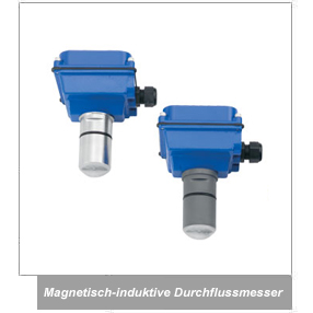 Typische magnetisch-induktive Durchflussmesser-Applikation