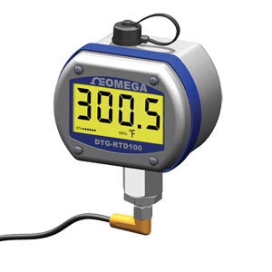 Digital RTD Thermometer with IP65 process mount enclosure. For use with integral or remote sensors | DTG-RTD100 Temperature Indicator