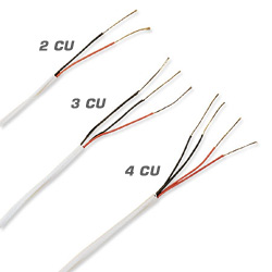 Thermistor and RTD Extension Wire | EXGG, EXTT and  EXPP Series, 2, 3 and 4 Conductors