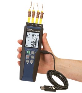 Handheld Data Logger Thermometer | HH374