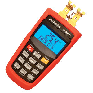 thermocouple thermometer 2 channel data logger | HH806