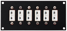 High Temperature Jack Panels for SHX Miniature Ceramic Connectors | SHXJP Series