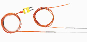 Leitungskonfigurationen für Thermoelementfühler mit Übergangsstelle | 
