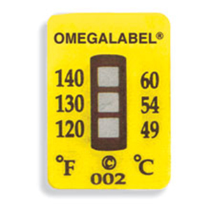 OMEGALABEL Temperaturaufkleber 3 Messpunkte TL-3 | TL-3